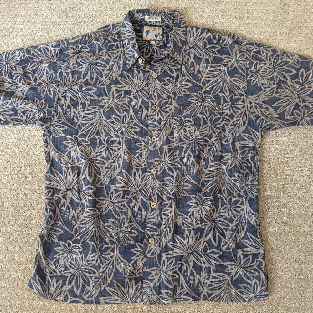 Men's XL Hawaiian Shirt w/Pocket (A287)